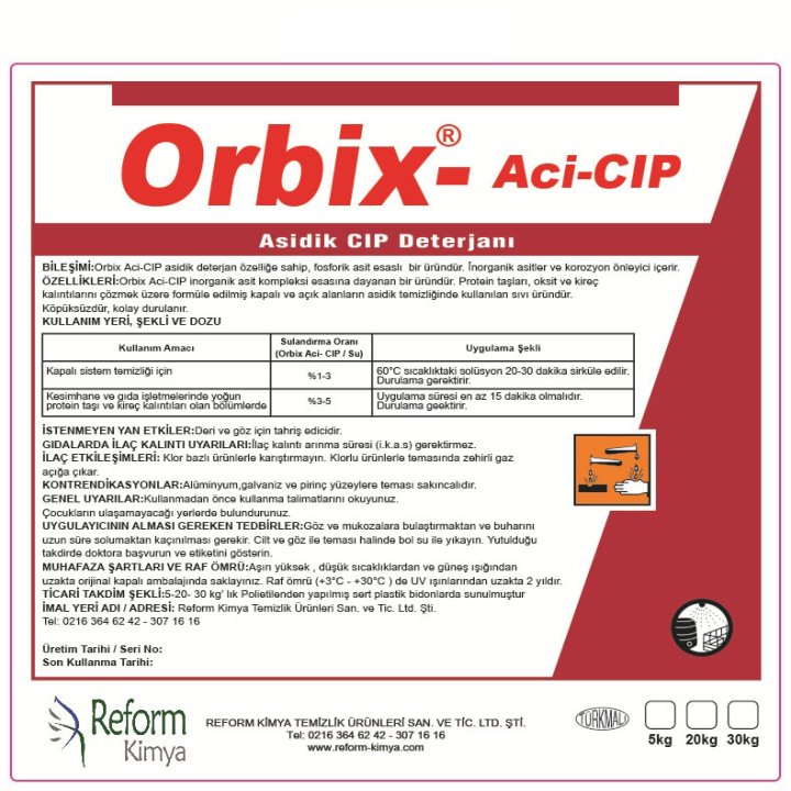 Non-Foaming, Acidic Cleaning Agent for CIP Systems