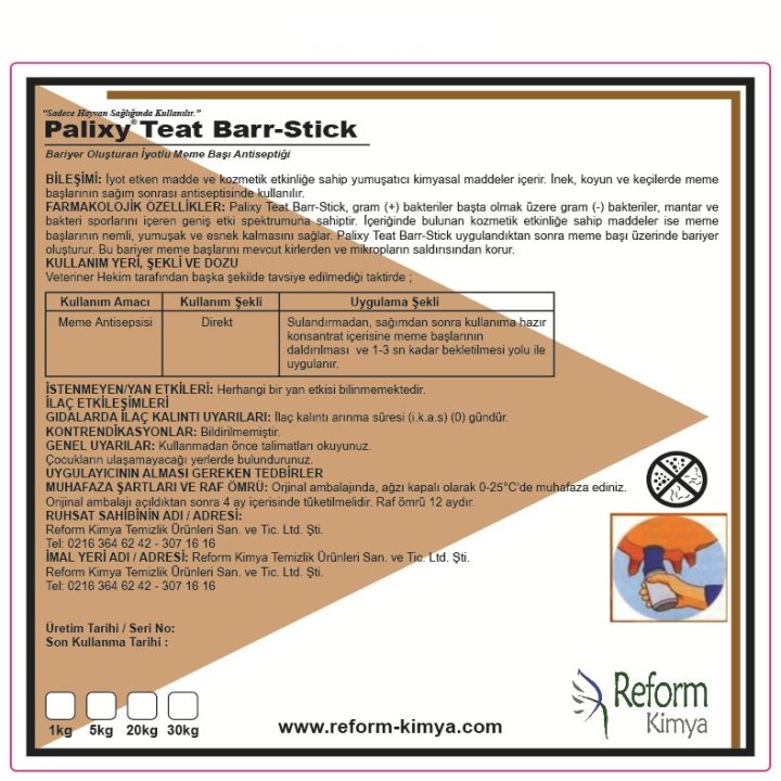 Iodine-Based, Barrier-Forming Teat Antiseptic