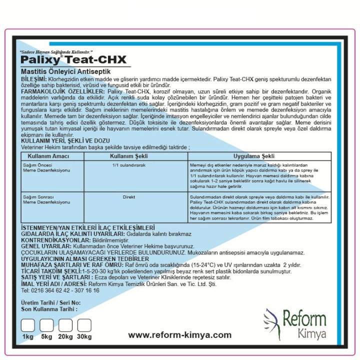 Chlorhexidine-Based Teat Antiseptic